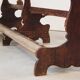 Antique Gothic Church Benches, Late 1800s – Set of 4 Pine Wood Pew Benches