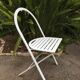 Paire de chaises pliantes