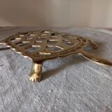 Brass turtle flat bottom