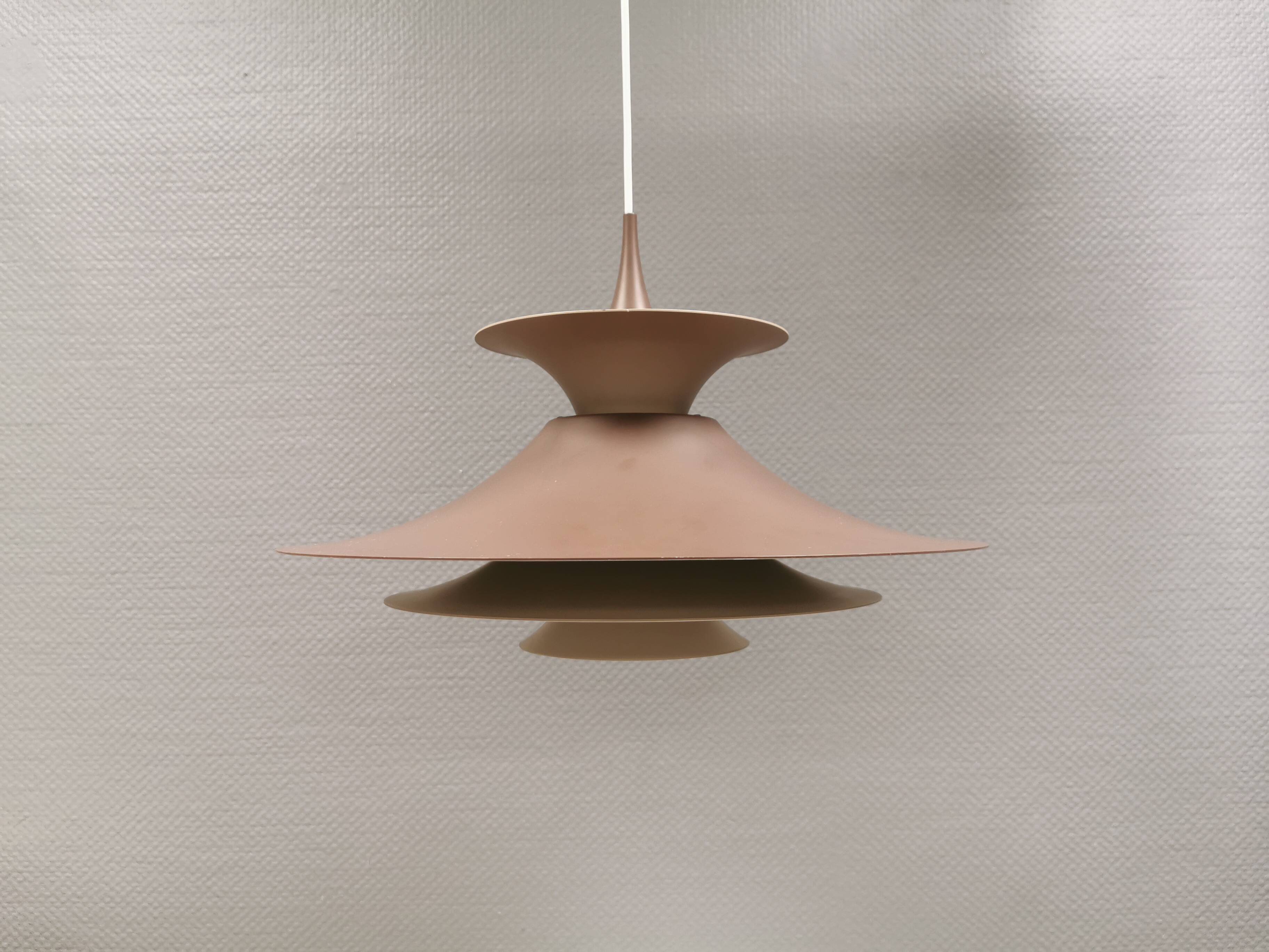 Radius hanging lamp, by Erik Balslev, for Fog & Mørup Denmark 1970s