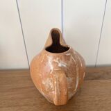 Handcrafted stoneware pitcher