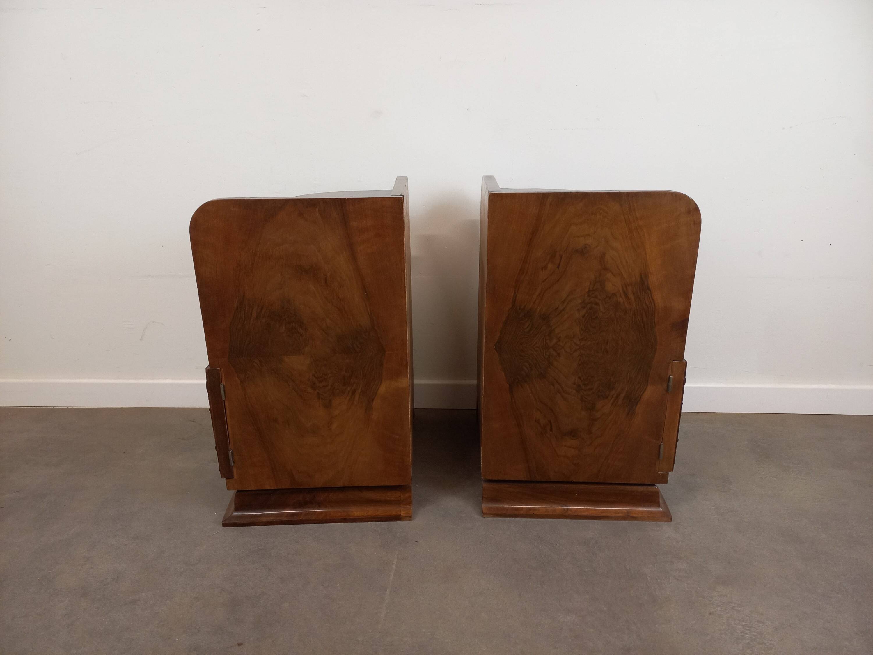 Pair of Art Deco bedside tables