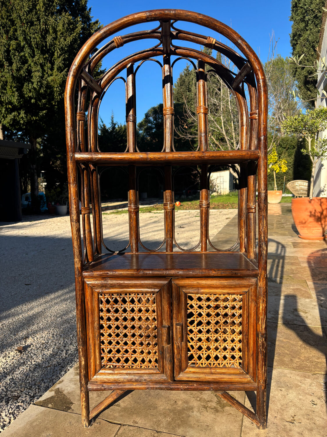 1960s rattan living room set