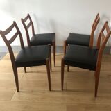 Series 4 vintage chairs Scandinavian style