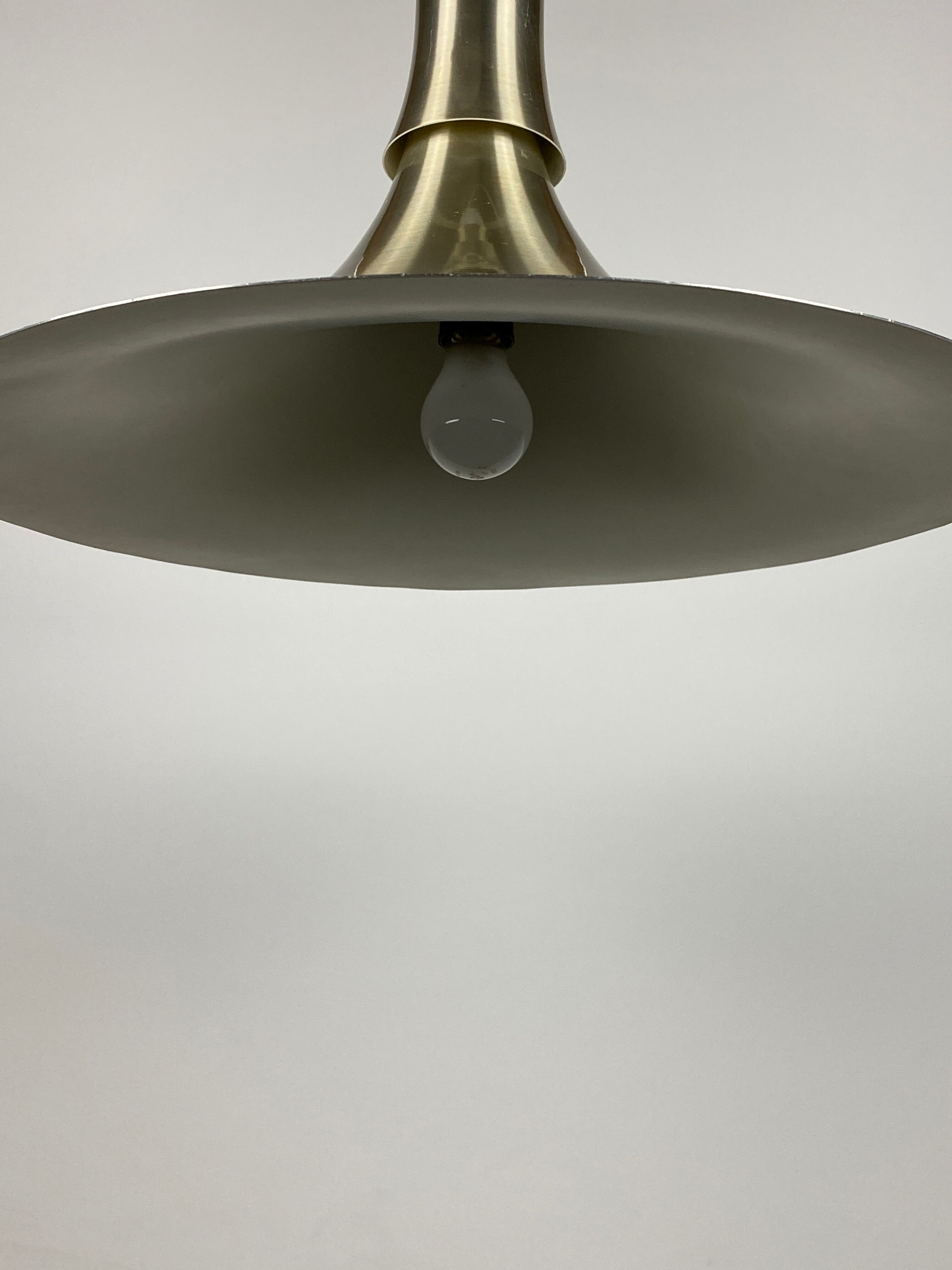 Trumpet shaped Pendant Lamp by Bent Nordsted for Lyskaer Belysning