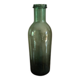 Green Glass Bottle Large Flask Vase