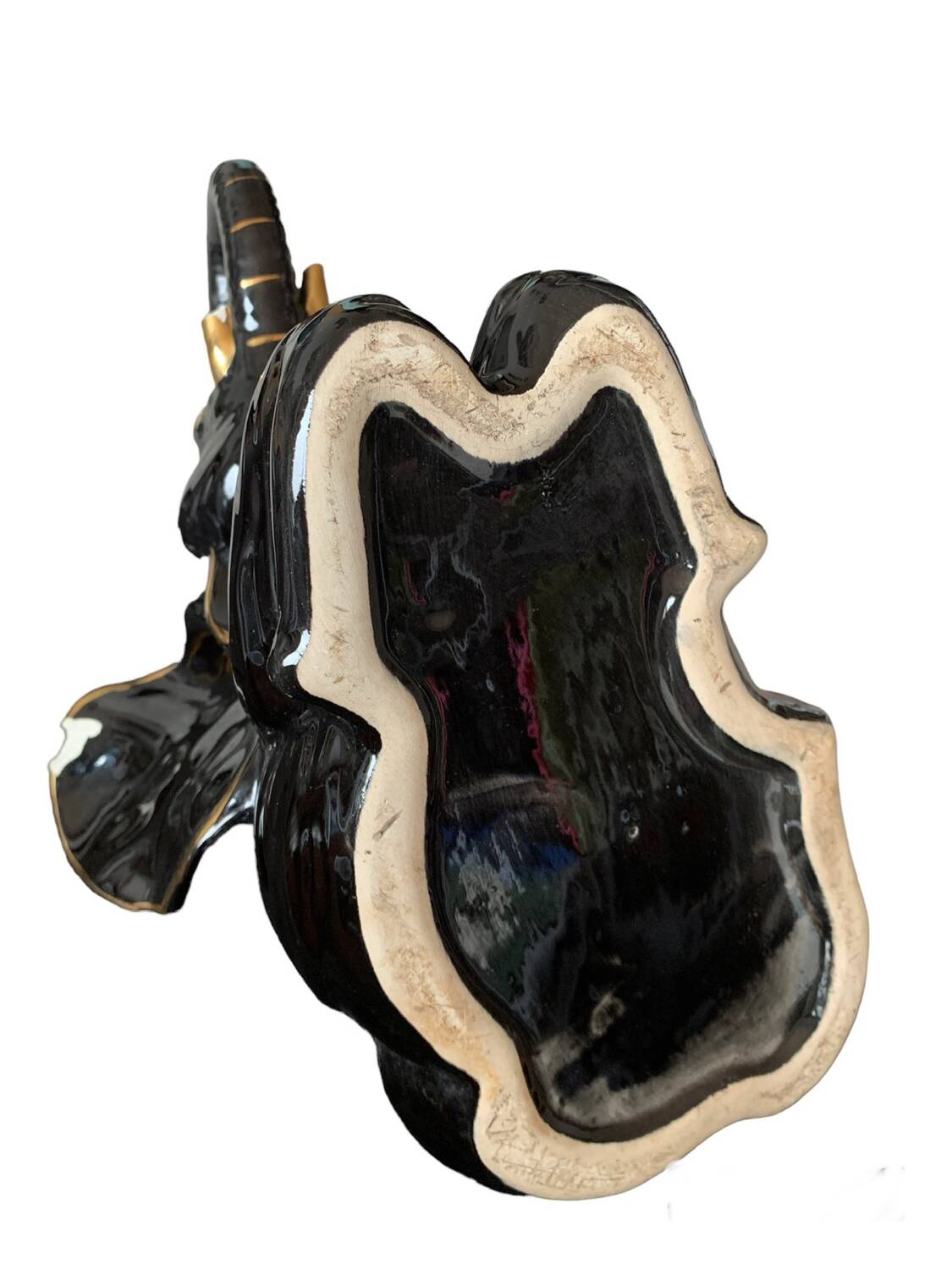 Black elephant flower pot or other ceramic