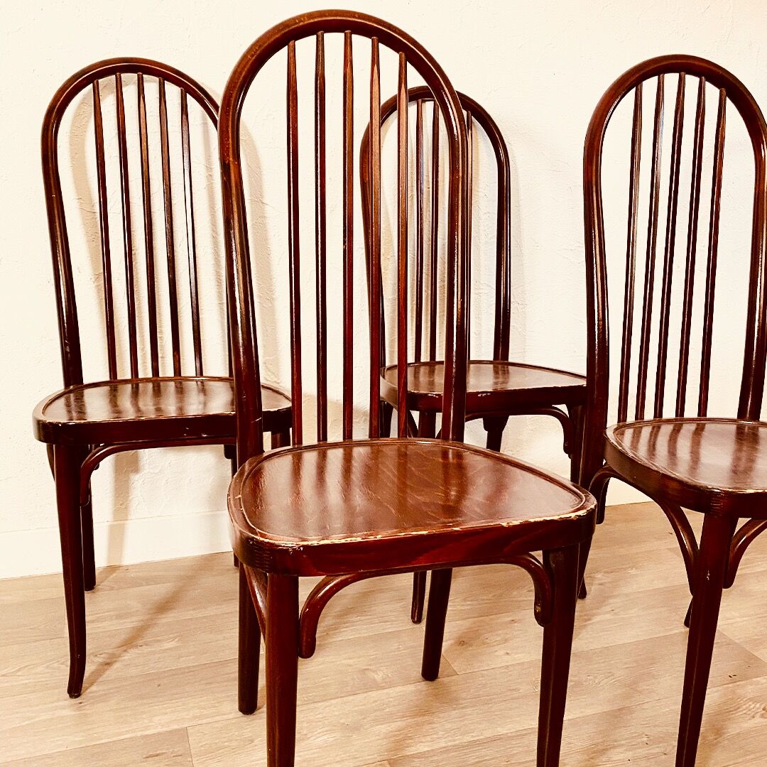 4 chaises bistrot Baumann