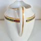 Limoges porcelain coffee service, vintage French.