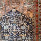 Ancient Afghan Baluch handmade carpet 95cm x 149cm 1920s, 1C730