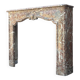 Regency style fireplace in Rance marble, 19th century
