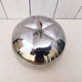 Ice cube maker silver metal vintage 70's