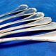6 silver-plated metal tablespoons Christofle model Crossed Ribbons