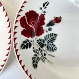 Set of 4 old Amandinoise plates