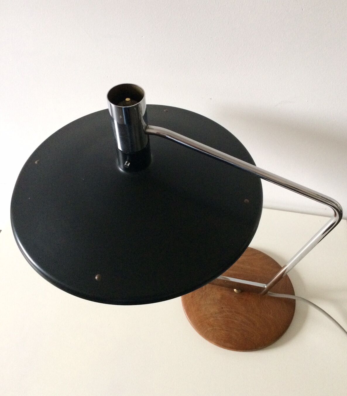 1960's desk lamp with turning base by George Frydman