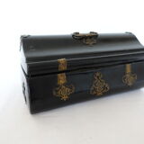 Domed Napoleon III hinged chest by Alphonse Giroux in Paris