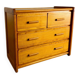 Gauthier Maison chest of drawers in solid pine, 1980s