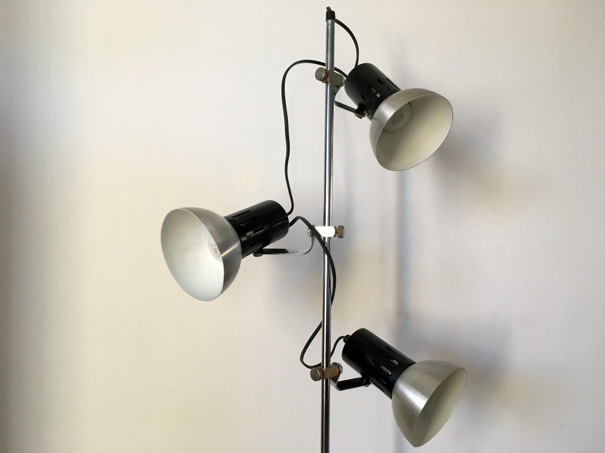 Floor lamp 3 vintage spots 70 years