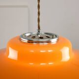 Space Age Brown Pendant from Guzzini, 1970s