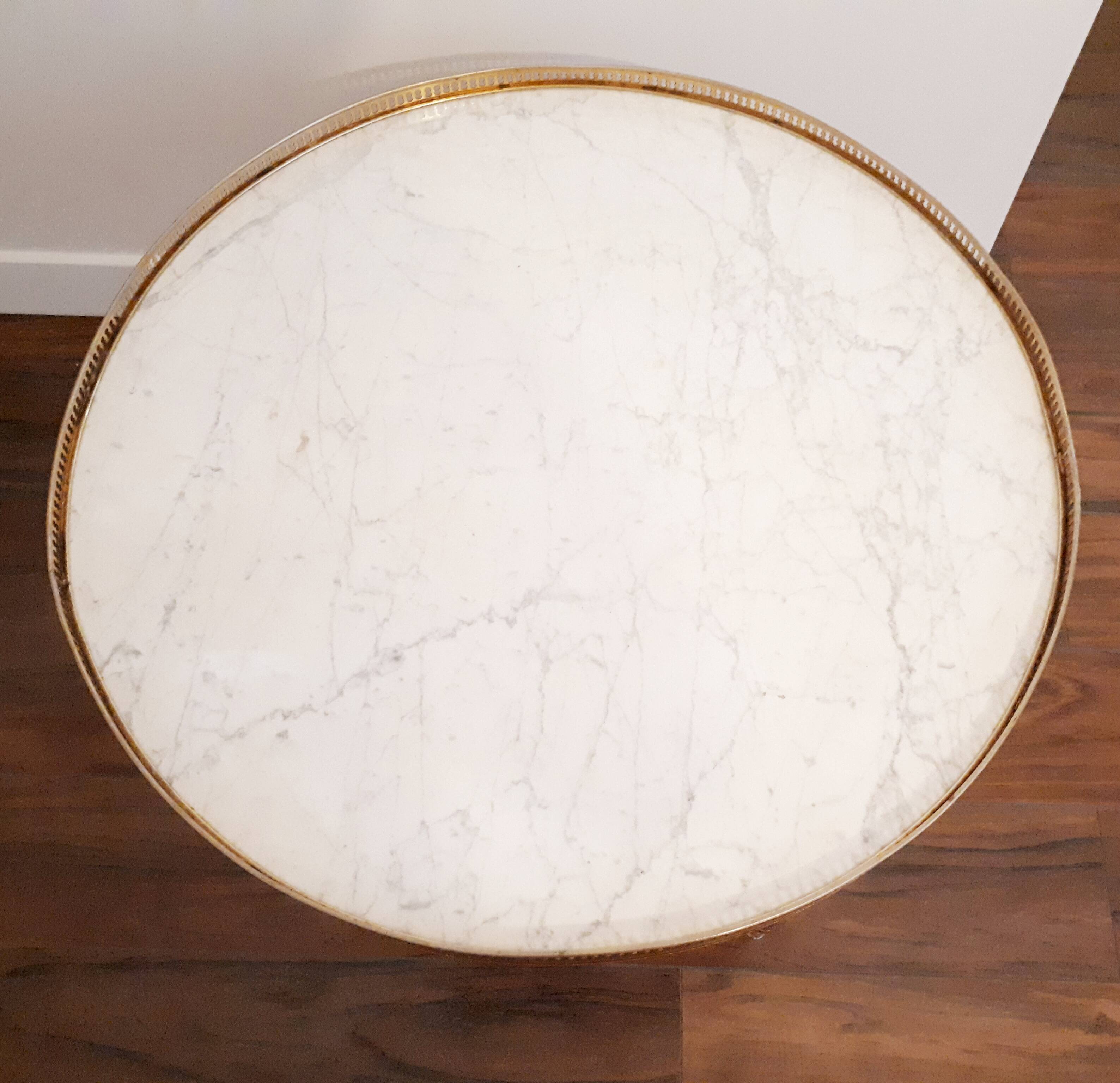 Louis XVI hot water table - Laiton/copper