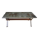 Table basse années 70 à décor de chevaux