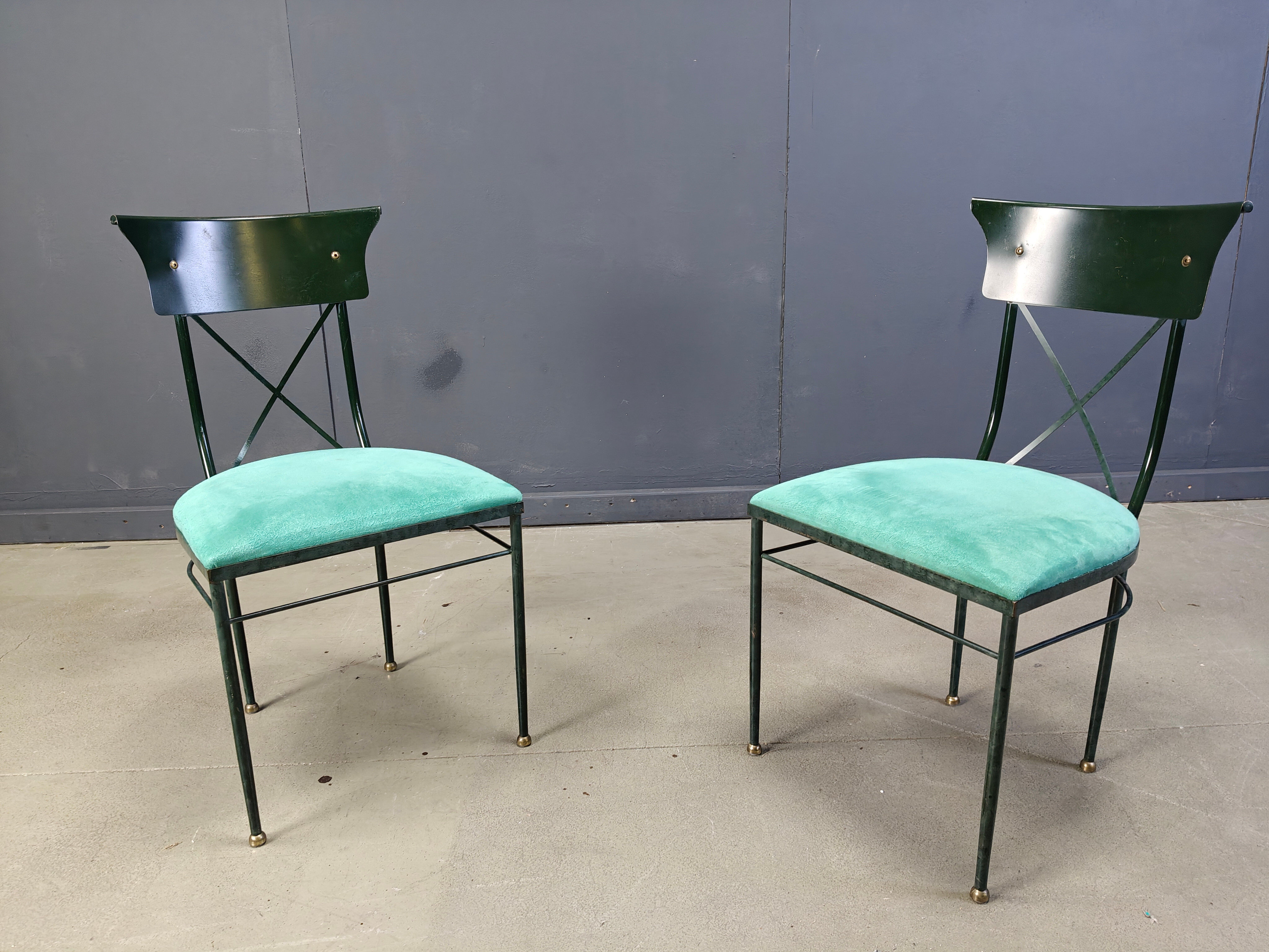 Vintage dining chairs by Belgochrom, set of 6 - 1970s