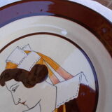 Decorative plates hb henriot quimper