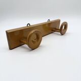 Scandinavian coat rack, light wood – 1960s