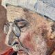 Antique painting, oil on canvas, portrait of a man, signed Y. Mercier Contart