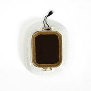 Beautiful small Art Deco ceramic mirror by Gmundner Keramik Austria, 1920