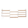 Retro Vintage Danish Modern Teak Book Wall Shelving System Bookcase 50s 60s 70s