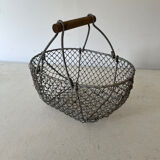 Panier grillage fer