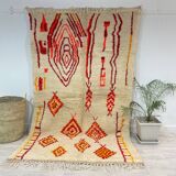 Handmade Moroccan Berber carpet 250 x 147 CM