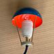 Blue model vp1 flowerpot pendant lamp by Verner Panton, 1960s