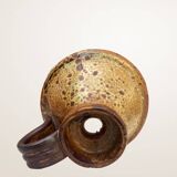 Handcrafted stoneware candle holder