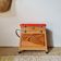 Vintage fisherman’s chest – Work stool with red seat