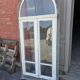 Old window in solid oak