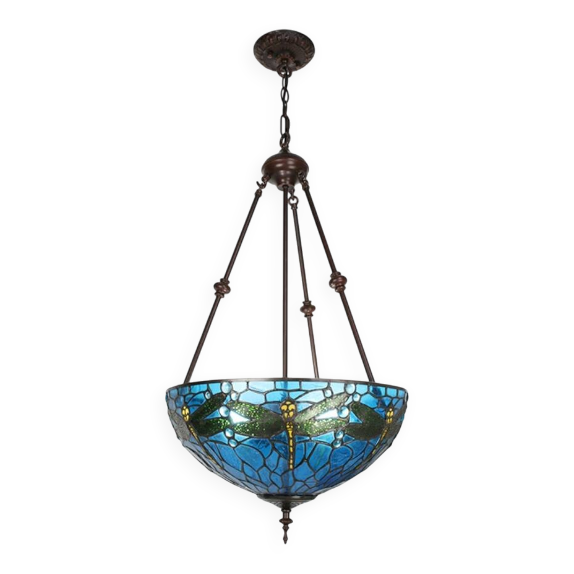 Tiffany pendant lamp Libelle middle hanging lamp