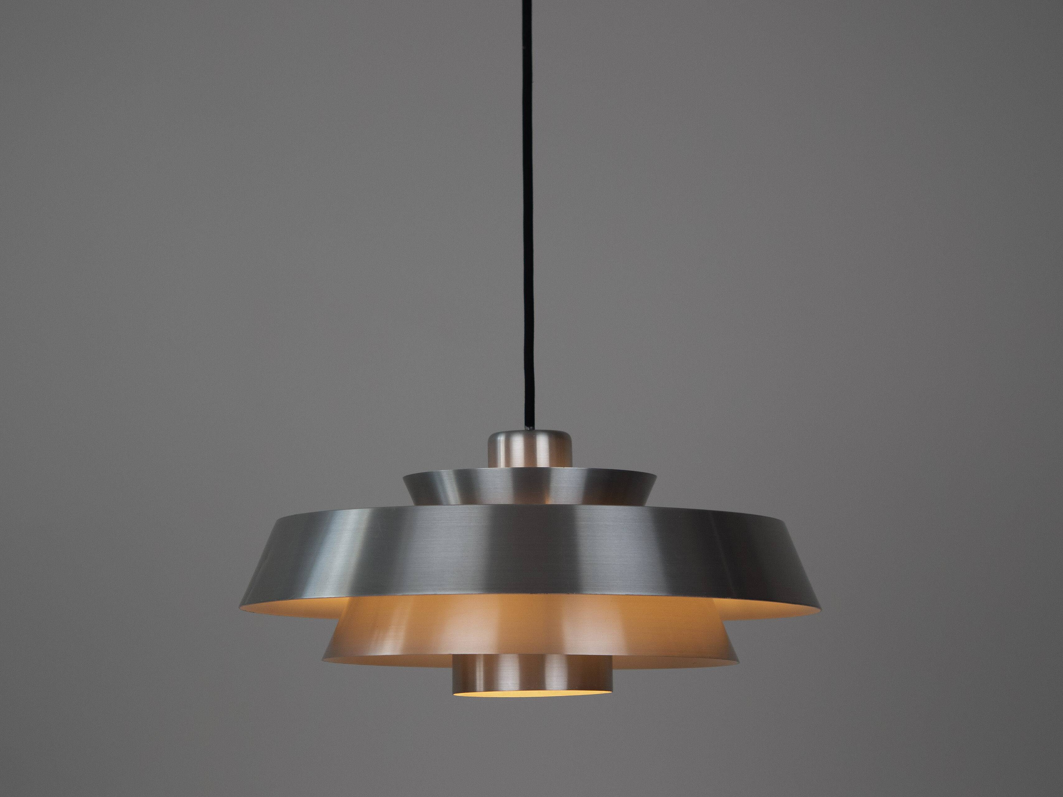 Danish vintage pendant lamp Nova by Jo Hammerborg, Fog og Morup, 1963