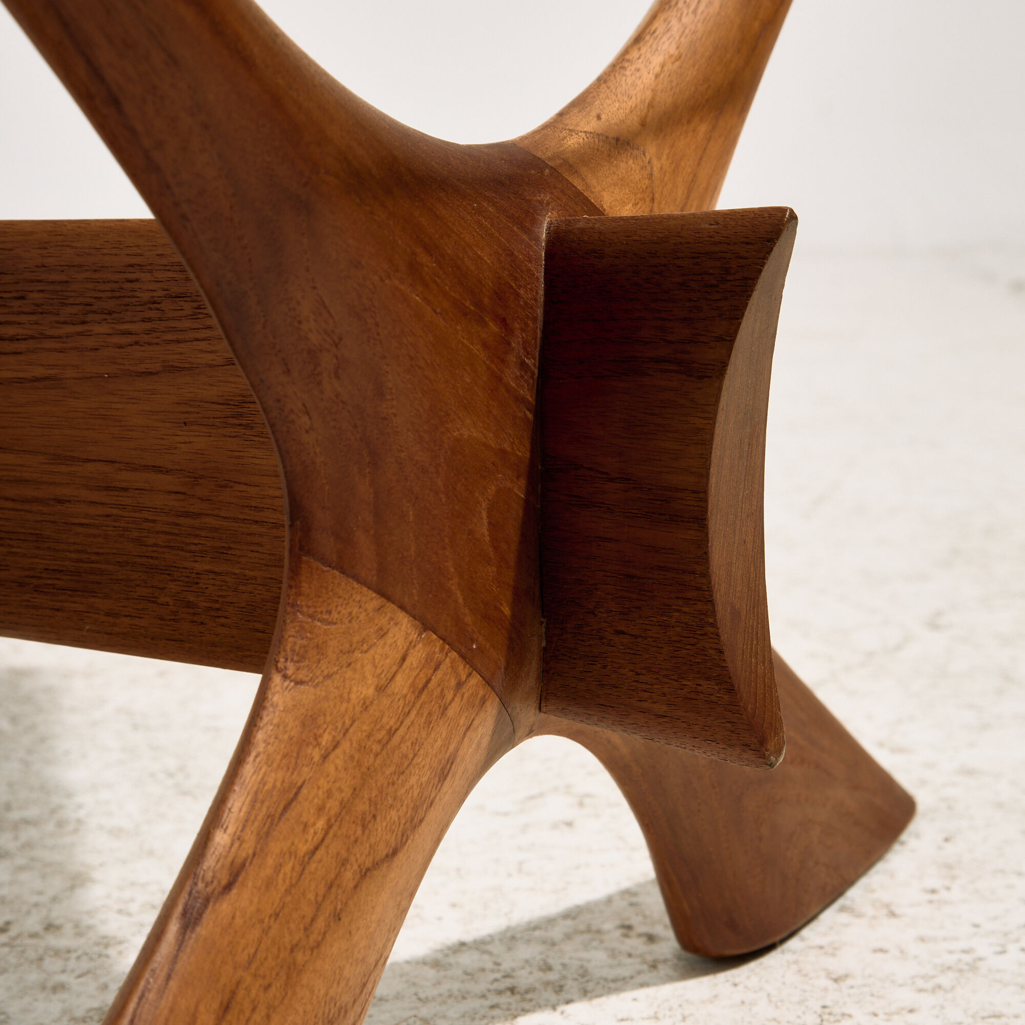 Table basse en teck Condor par Fredrik Schriever-Abeln pour Örebro Glas