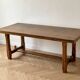 Traditional solid wood dining table