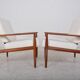 Pair of armchairs by Grete Jalk edition France and Son Denmark 1960