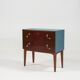 Mahogany and teak chest of drawers from the 1950s