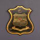 Antique 18thC English Hand Painted King George II & King George IV Shields