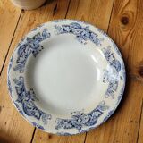 9 Ceylan soup plates from Creil and Montereau Labrador