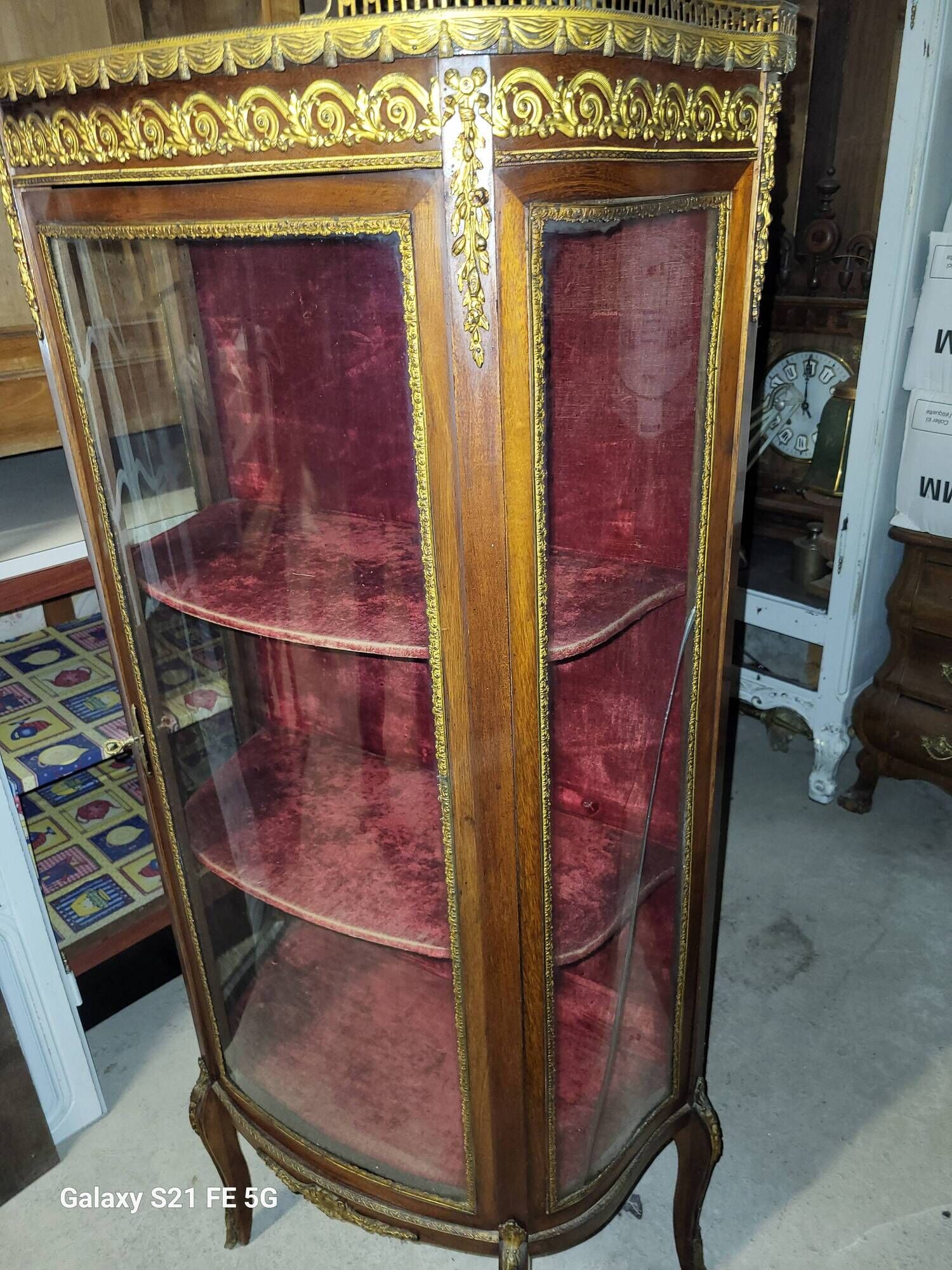 Display case LXVI walnut