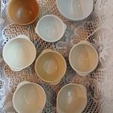 8 mismatched antique bowls