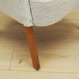 Cream armchair, Danish design, 1970s, production: Denmark