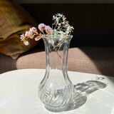 Small transparent vase
