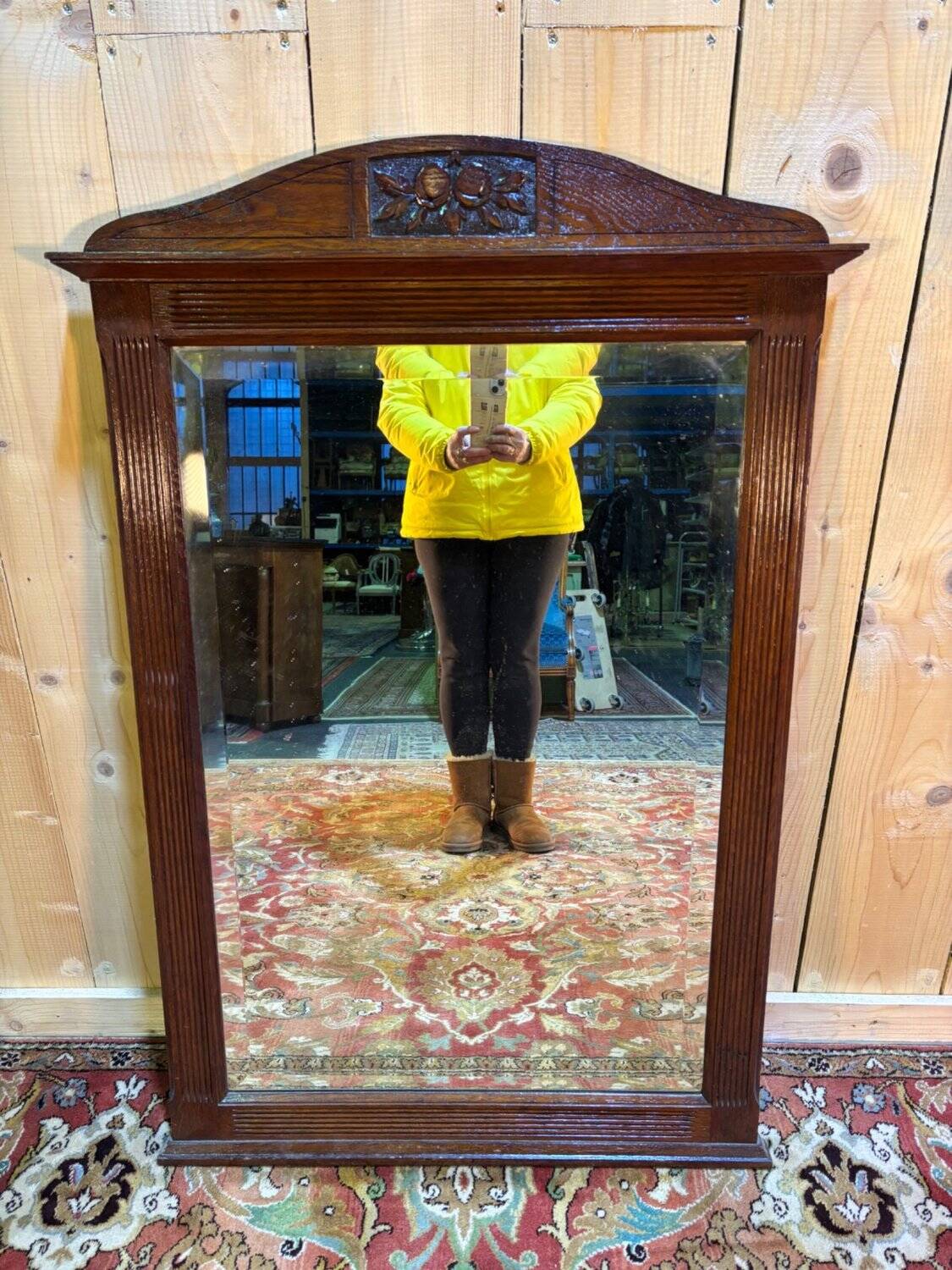 Antique Art Deco mirror